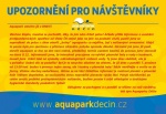 AQUAPARK VČETNĚ BAZÉNŮ OTEVŘEN JIŽ DNES !!!