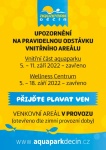 Prázdniny končí, mění se provozní doba!