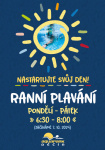NOVINKA: Ranní plavání také v pondělí